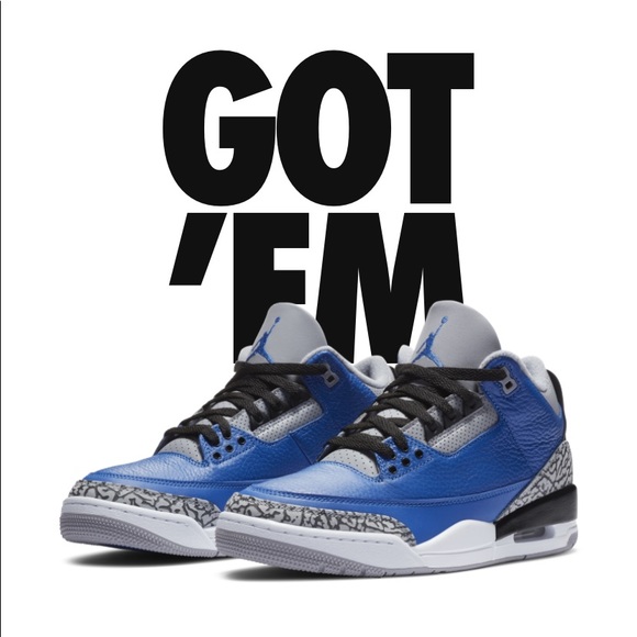 Jordan 3 Blue varsity cement - Picture 11 of 11